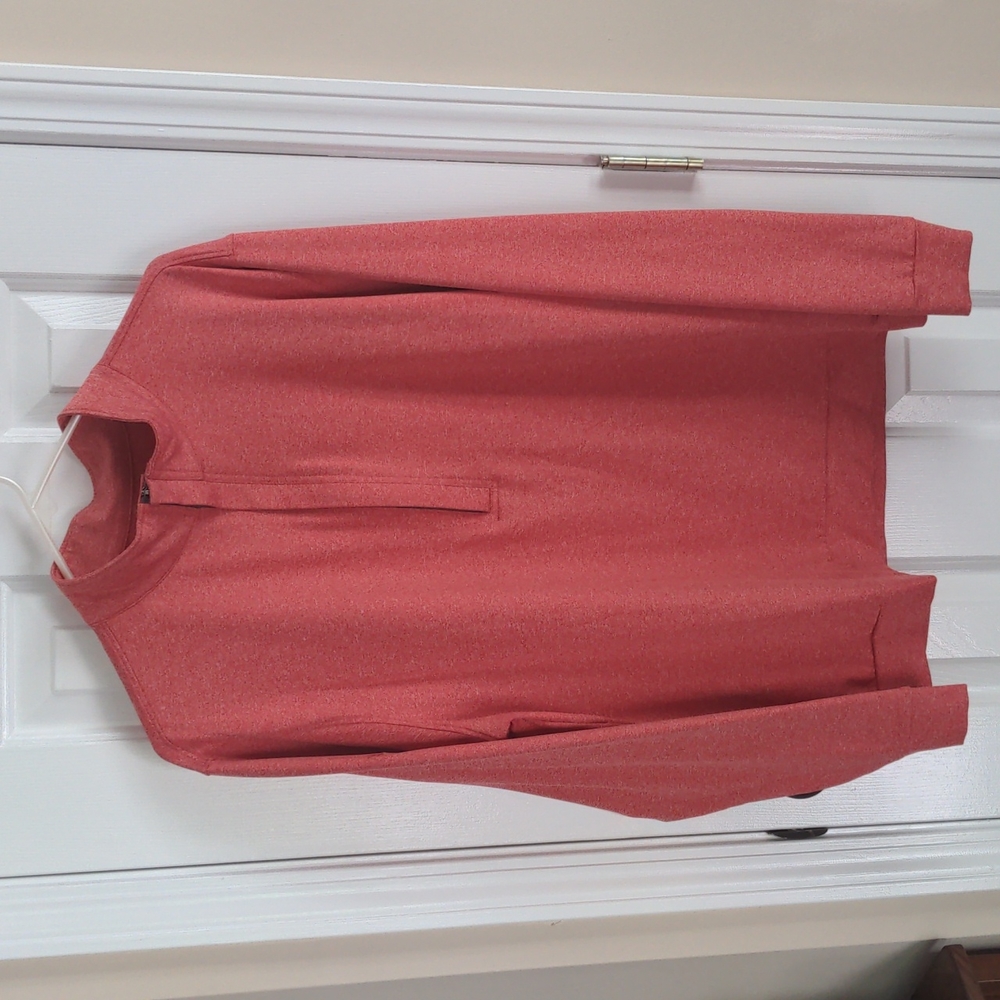 Matte Grey Half Zip Pullover